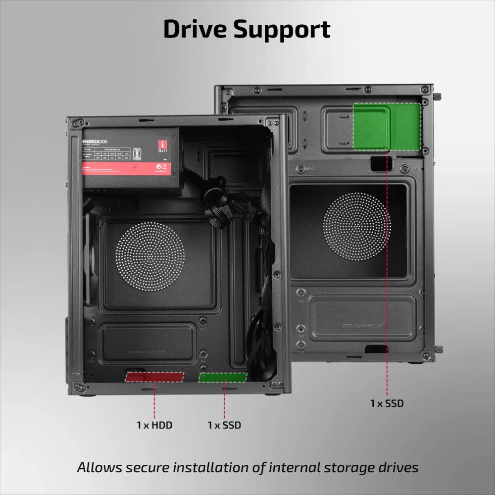 Iball Cabinet With Smps MT : 20 Black view 7